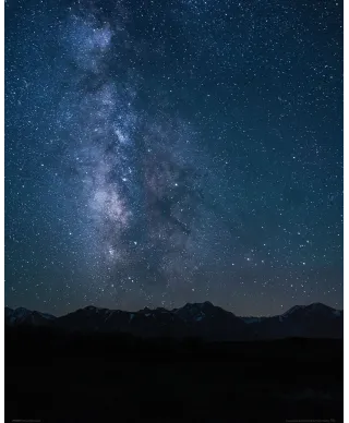 Gwiazdy nad górami - plakat