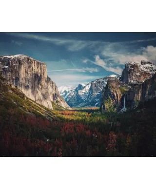 Krajobraz Yosemite - plakat