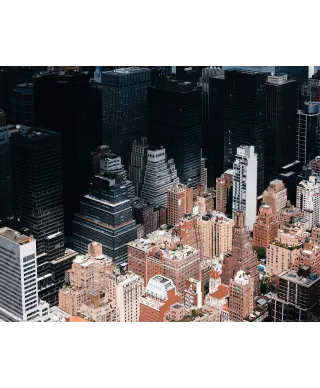 Budynki w Nowym Jorku - plakat