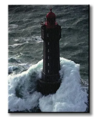 Phare Dans La Temp'te, La Jument II - Obraz na płótnie