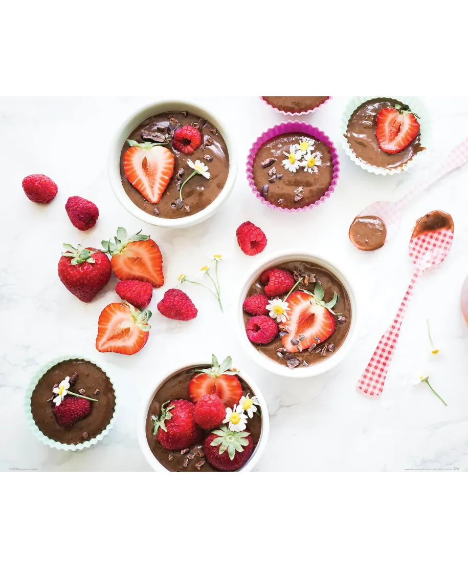 Czekoladowe babeczki - plakat