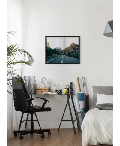 Droga wśród skał - plakat