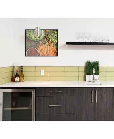 Ogórki, marchewki, papryczki - plakat