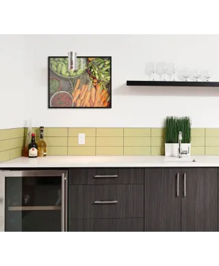 Ogórki, marchewki, papryczki - plakat