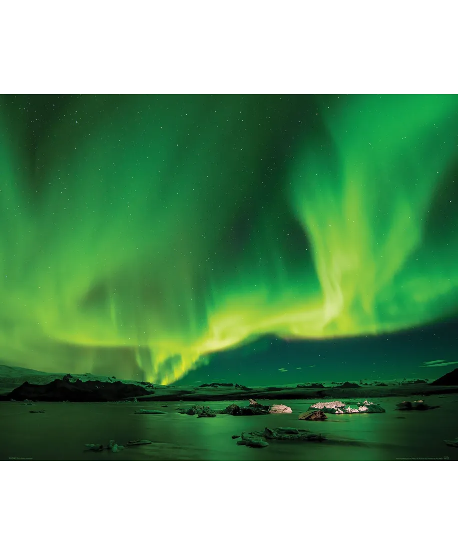 Zielona zorza - plakat