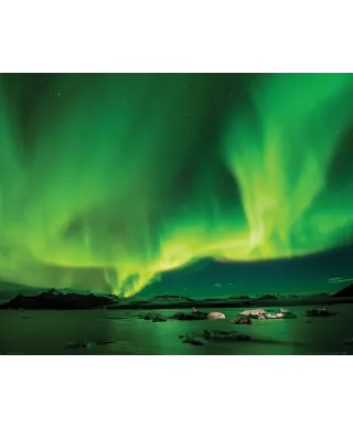 Zielona zorza - plakat