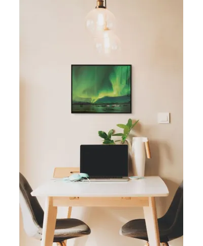 Zielona zorza - plakat