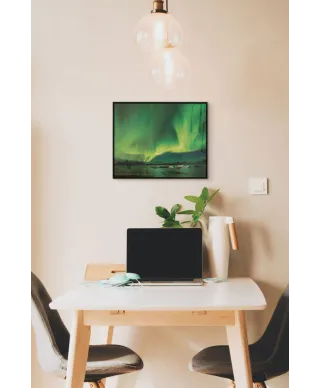 Zielona zorza - plakat