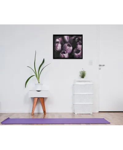 Fioletowe Tulipany - plakat
