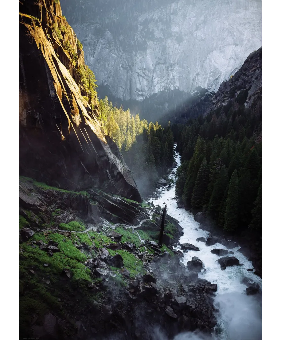 Górski potok - plakat