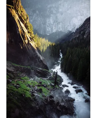 Górski potok - plakat