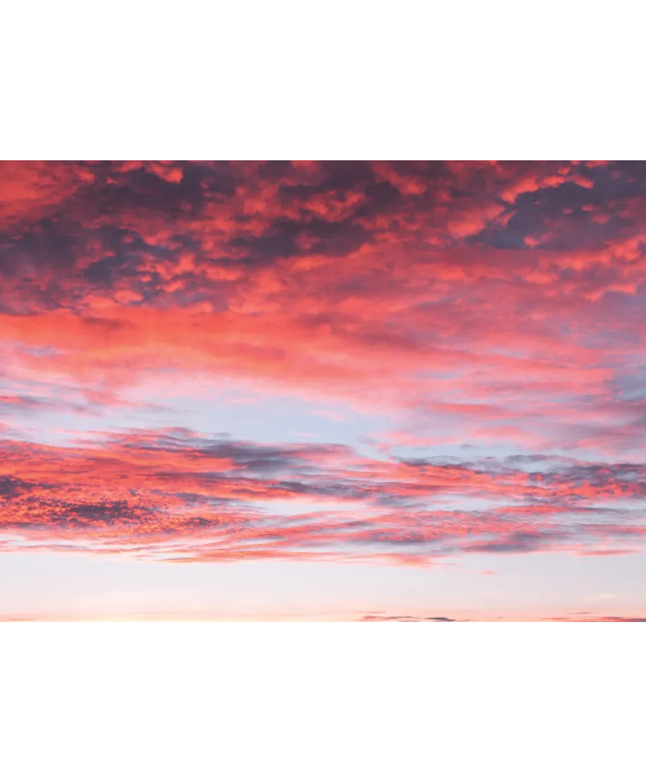 Niebo o zachodzie słońca - plakat