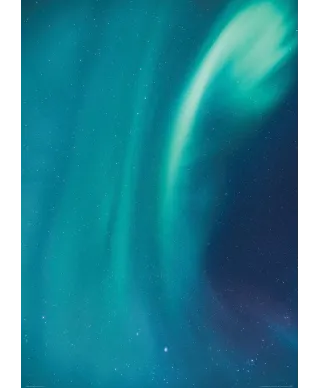 Zorza w Norwegii - plakat