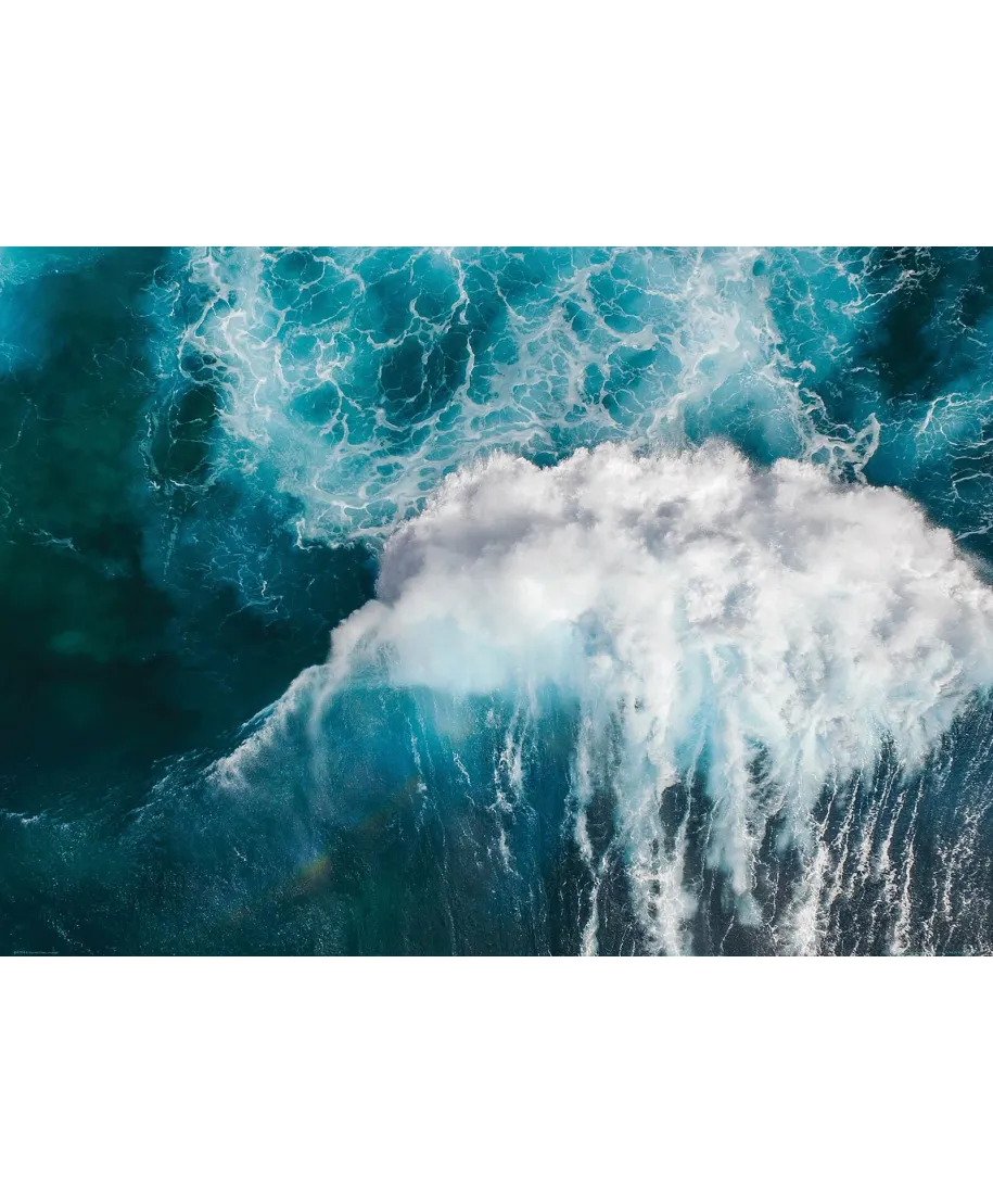 Wzburzone morze - plakat