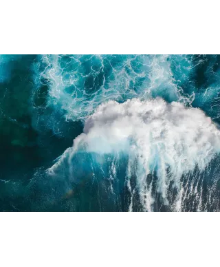 Wzburzone morze - plakat