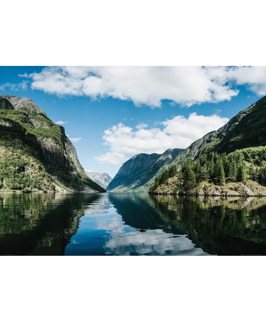 Fiordy Gudvangen - plakat