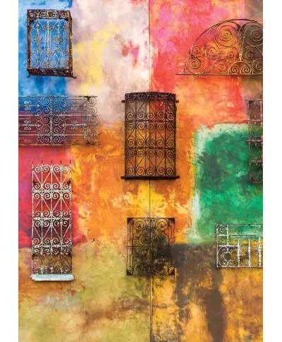 Kolorowa Ściana - plakat