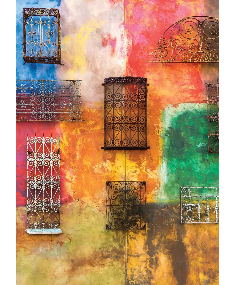 Kolorowa Ściana - plakat