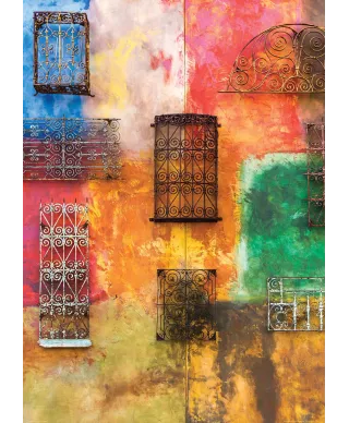 Kolorowa Ściana - plakat