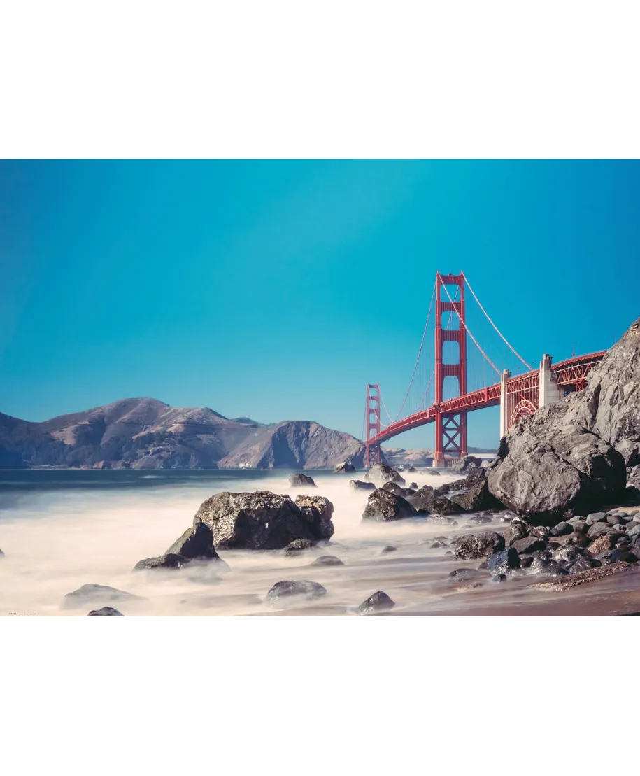 Golden Gate, San Francisco - plakat