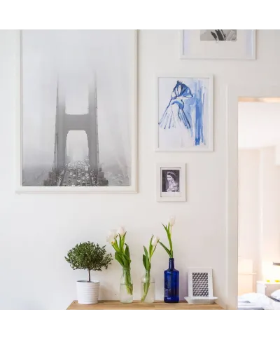 Zamglony Most Golden Gate - plakat