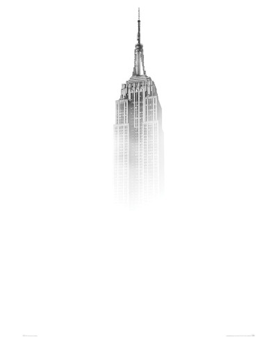 Empire State Building we mgle - plakat