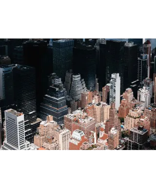 Budynki w Nowym Jorku - plakat