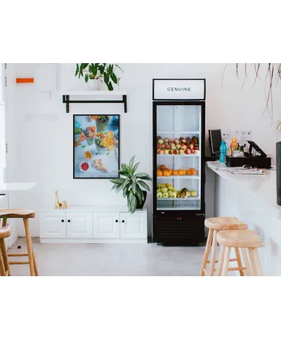 Owocowe koktajle - plakat