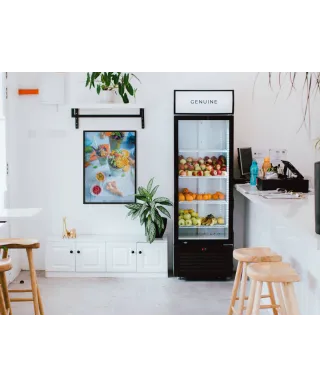 Owocowe koktajle - plakat