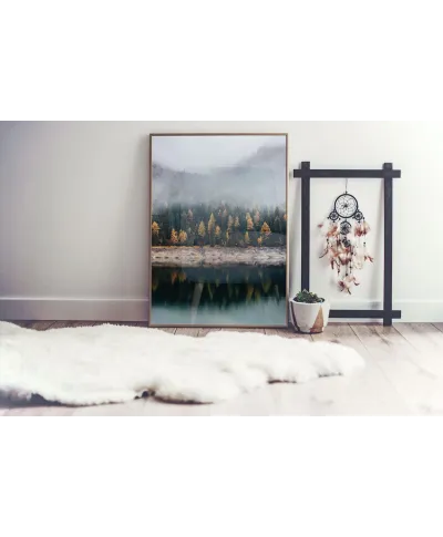 Mglista jesień - plakat