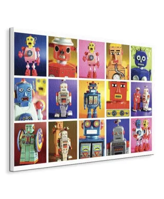 Robot Metropolis - Obraz na płótnie