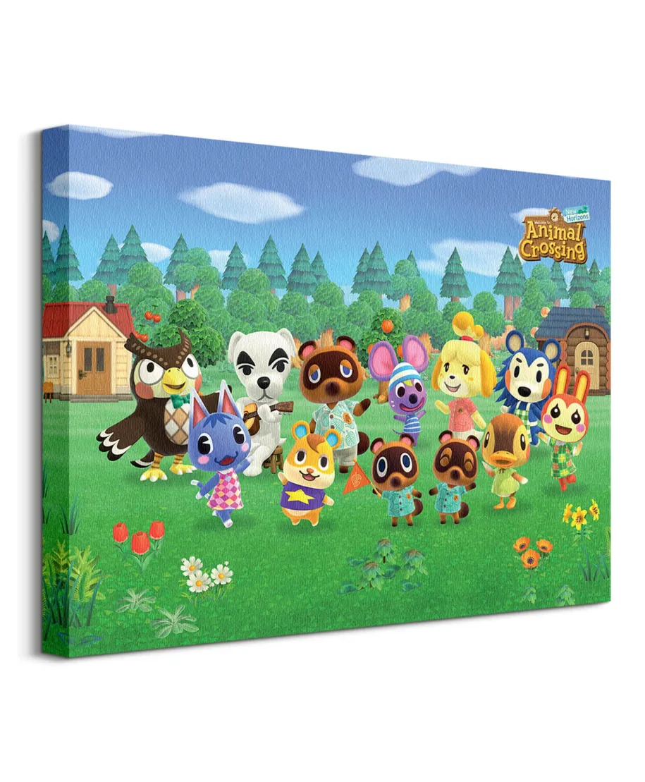 Animal Crossing New Horizons Villagers - obraz na płótnie