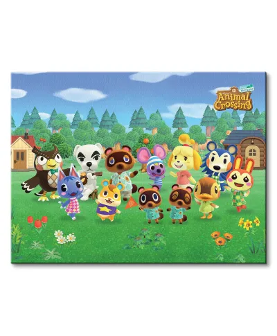 Animal Crossing New Horizons Villagers - obraz na płótnie