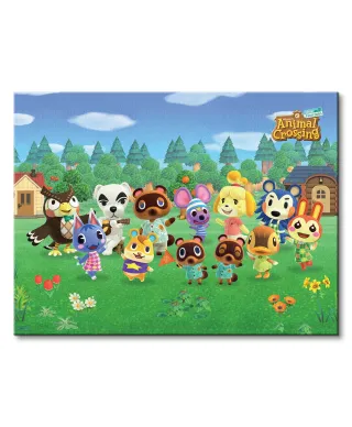 Animal Crossing New Horizons Villagers - obraz na płótnie