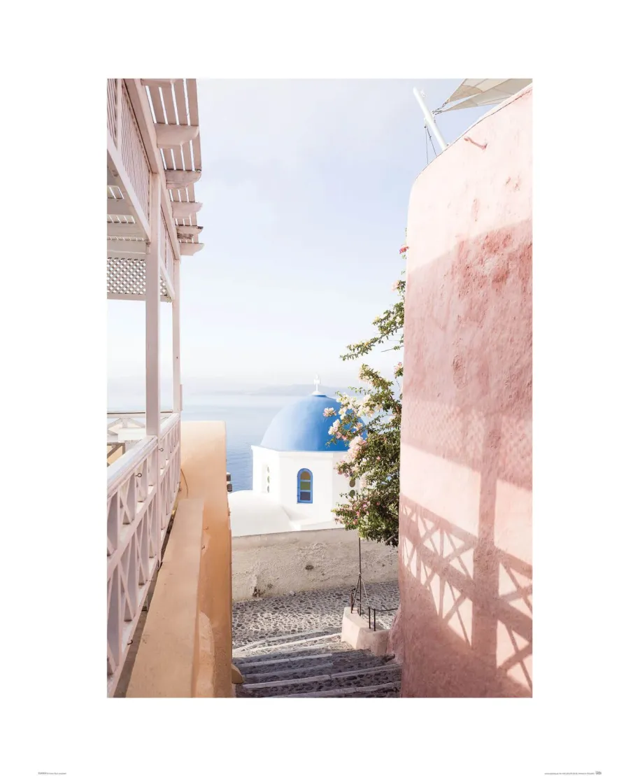 Słoneczny dzień w Grecji - reprodukcja