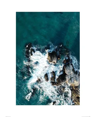 Fale na wybrzeżu - reprodukcja