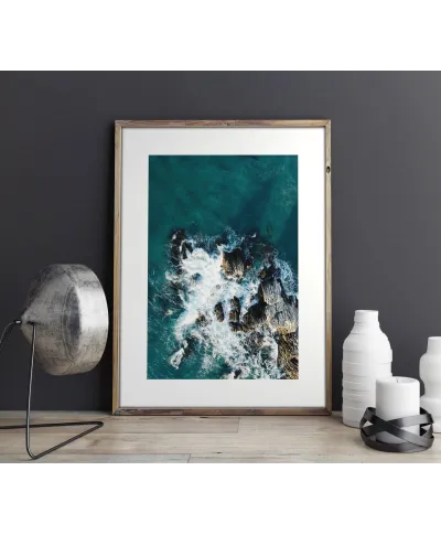 Fale na wybrzeżu - reprodukcja