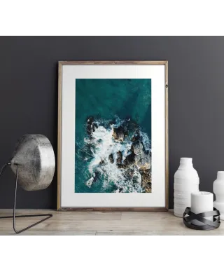 Fale na wybrzeżu - reprodukcja