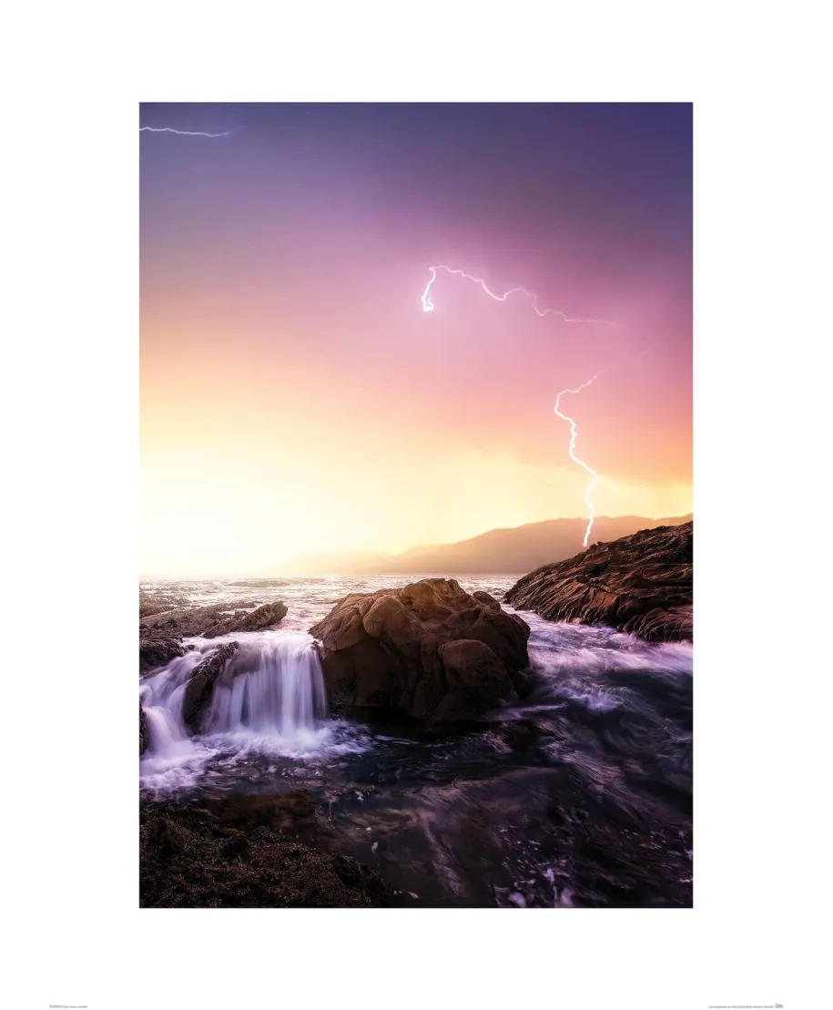 Burza na wybrzeżu - reprodukcja