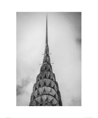 Top of The Chrysler Building - reprodukcja