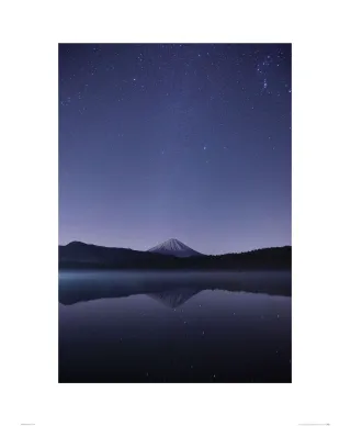 Wulkan o zmierzchu - reprodukcja