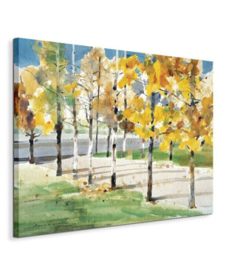 Autumn Trees - Obraz na płótnie