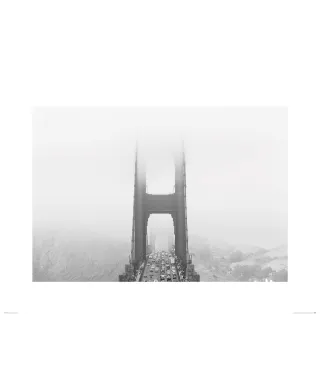 Zamglony Most Golden Gate - reprodukcja