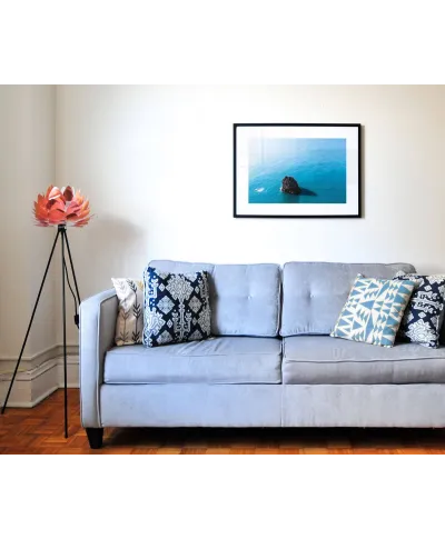 Skała na morzu - reprodukcja