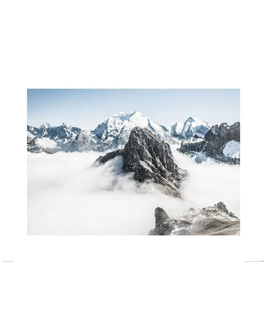 Foggy Mountain Top - reprodukcja