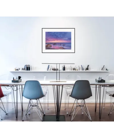 Zachód na wybrzeżu - reprodukcja