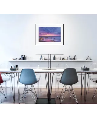 Zachód na wybrzeżu - reprodukcja