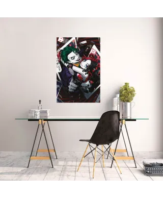 DC Comics Harley Quinn Joker Anime - plakat