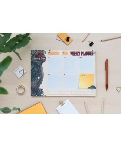 Jurassic Park - planer tygodniowy A4