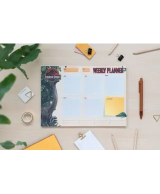 Jurassic Park - planer tygodniowy A4